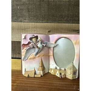 Vintage Mother Goose Storybook Picture Frame Unique 3D Resin